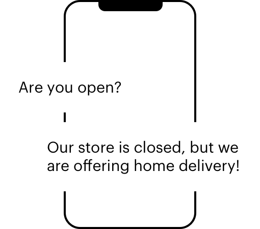 webchat demo on phone