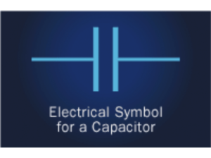 electrical symbol for a capacitor