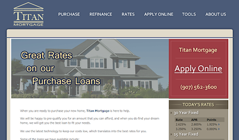 Titan Mortgage Website