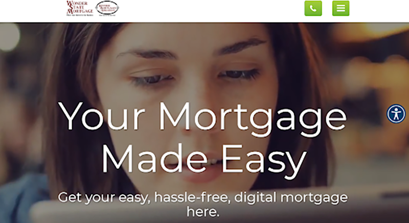 Wonder State Mortgage Website