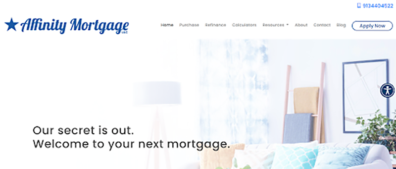Affinity Mortgage LLC Website