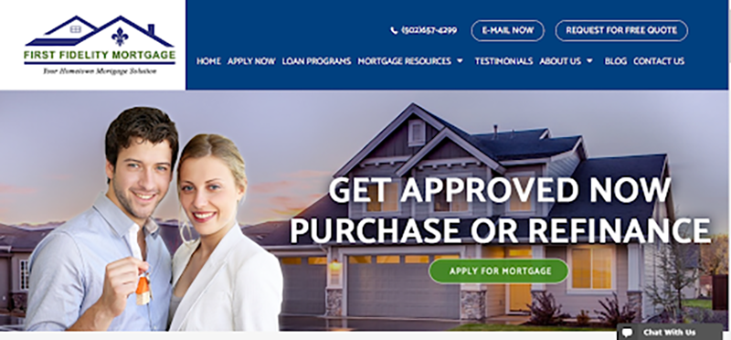 First Fidelity Mortgage, Inc Website