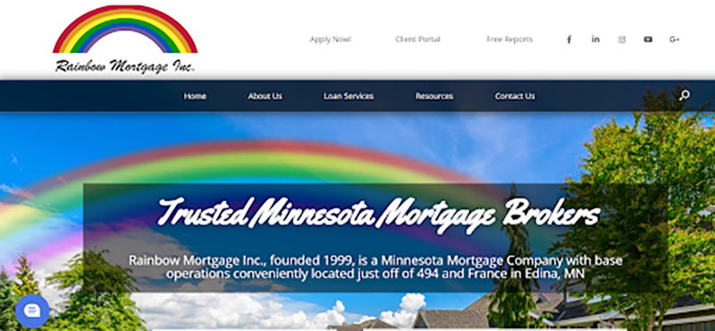 Rainbow Mortgage Inc Website