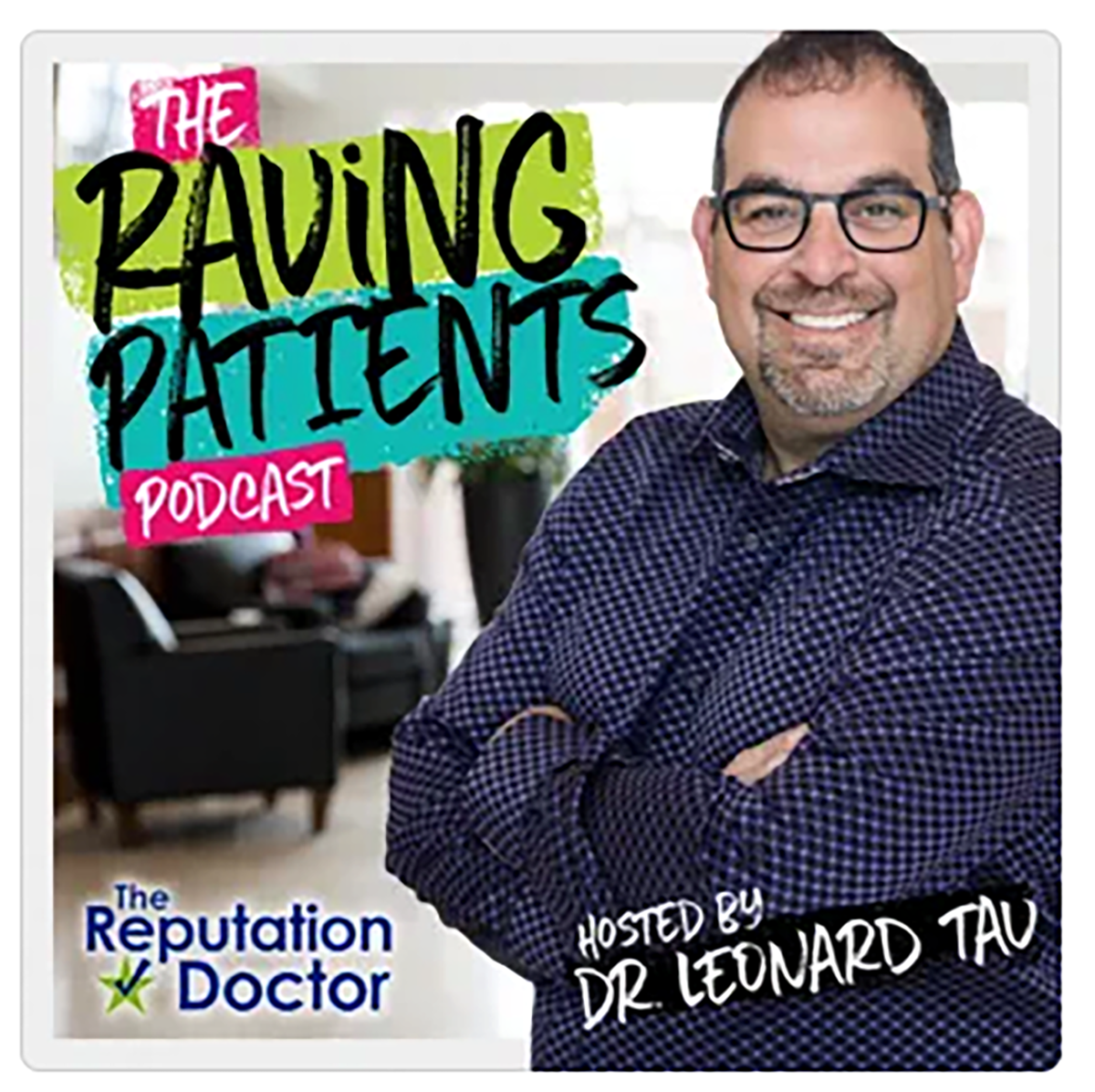 The Raving Patients Podcast logo