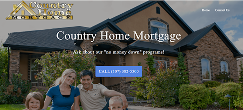 Country Home Mortgage website